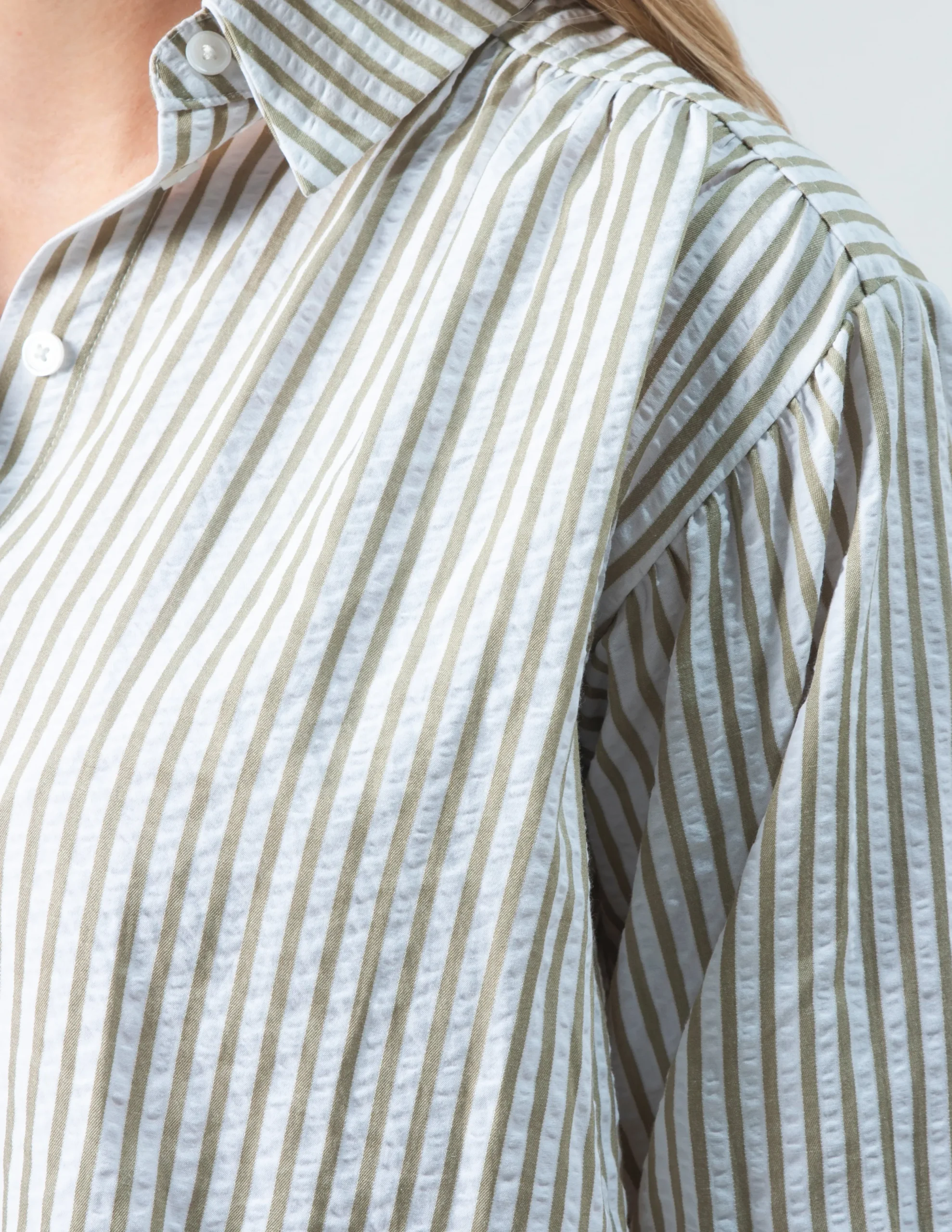 Deedee Shirt - Mushroom Stripe