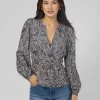 Ellen Blouse - Bow Tied Indigo