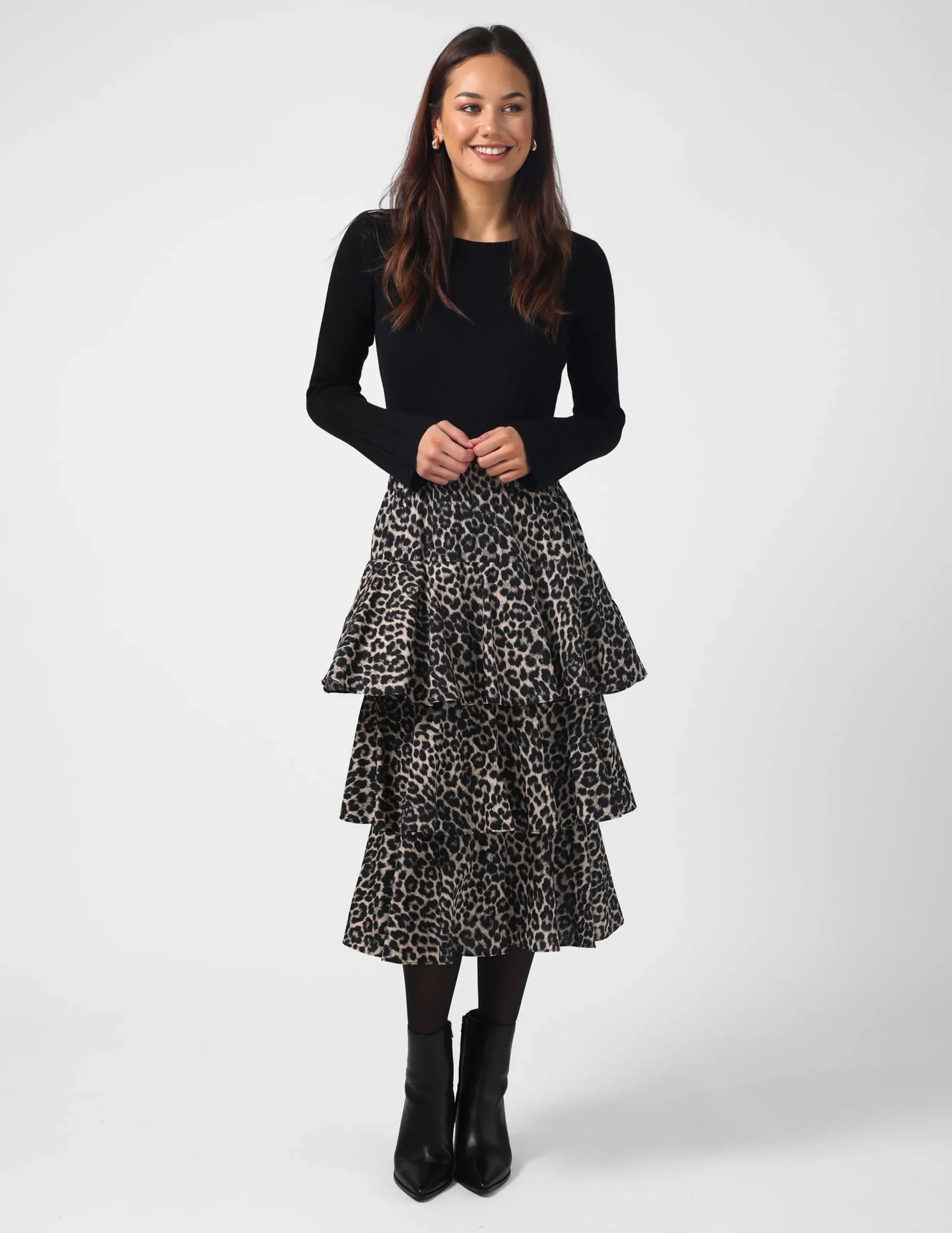 Ellie Skirt - Leopard