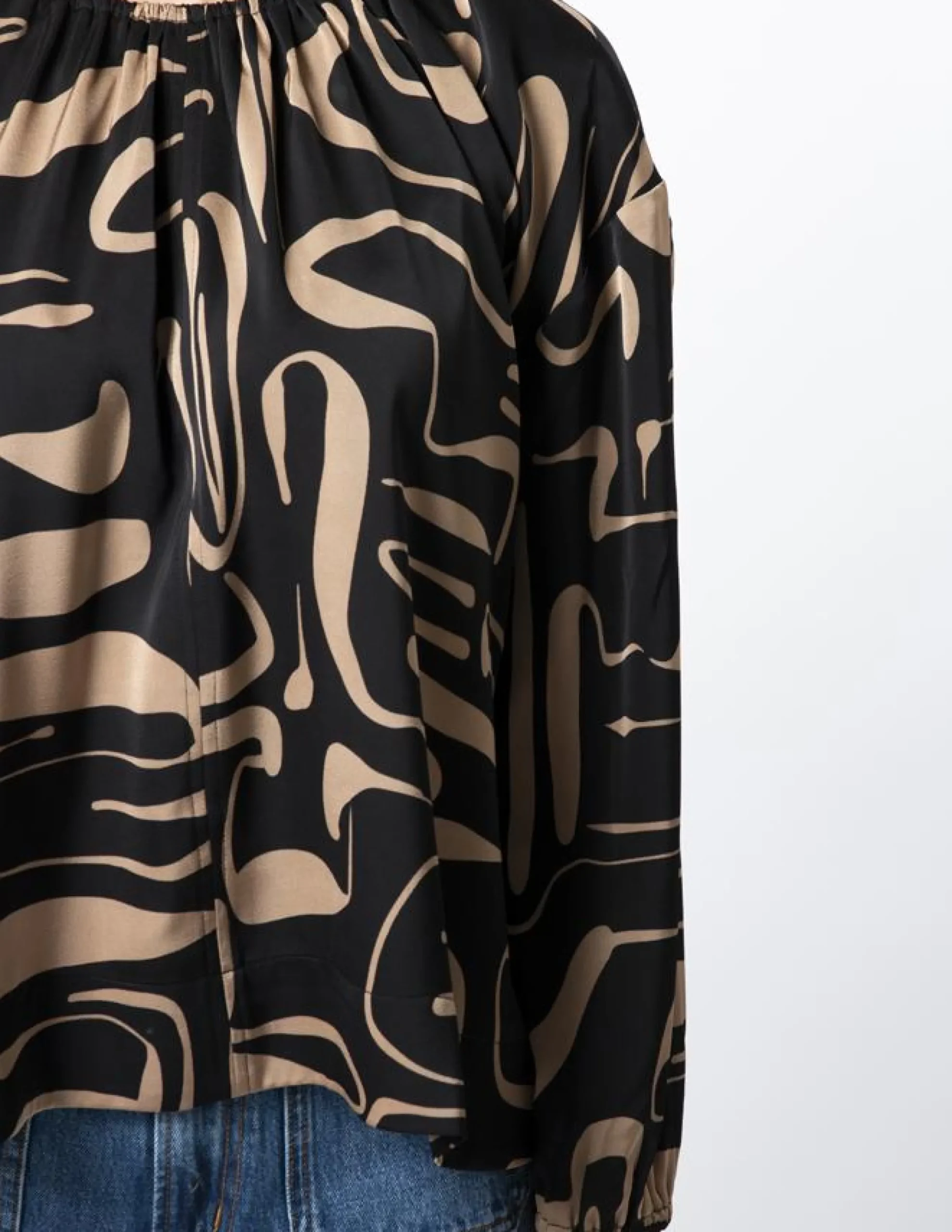 Emmanuel Blouse - Black Geo