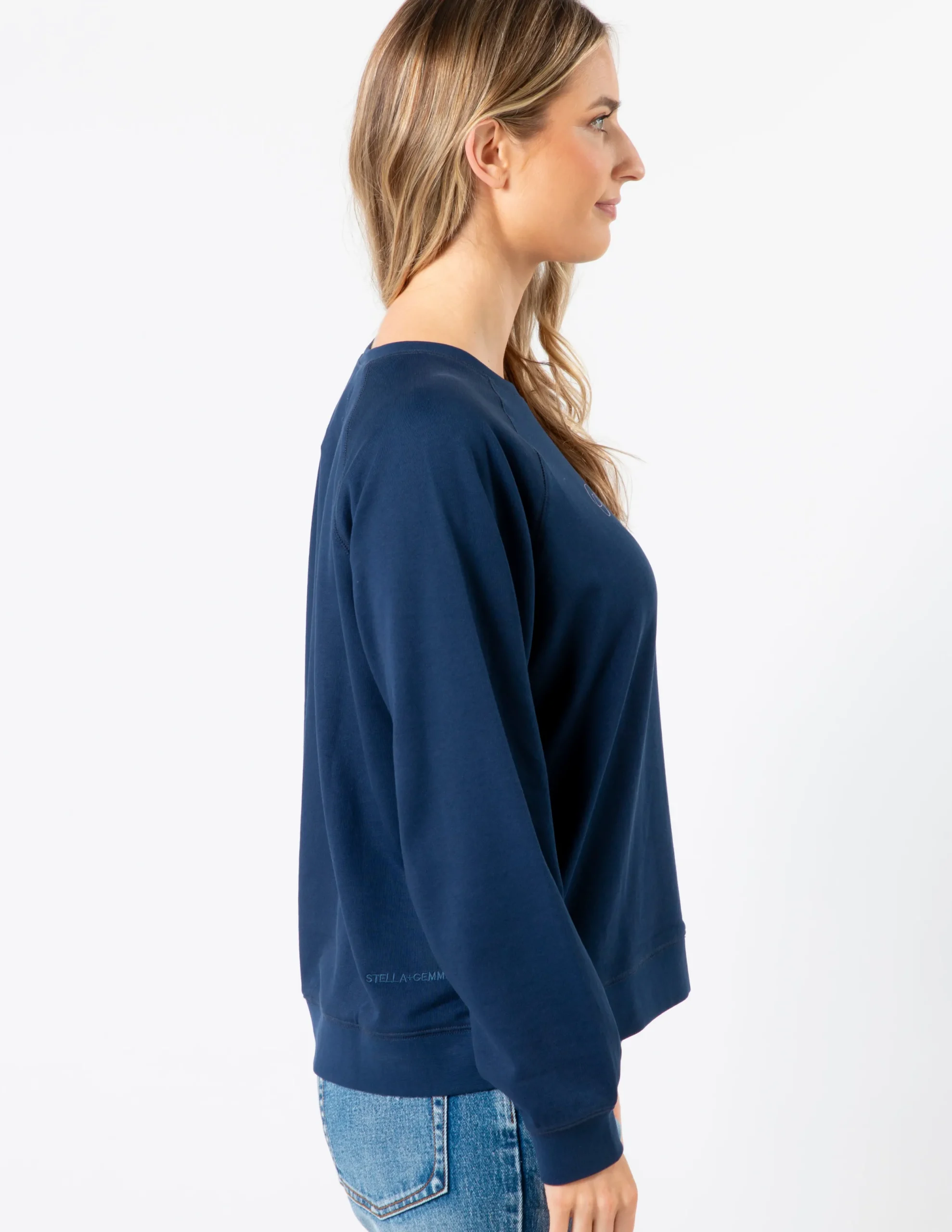 Everyday Sweater - Navy S+G Wellness Club