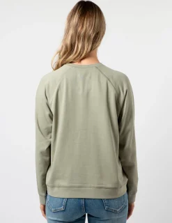 Everyday Sweater - Sage Leopard X