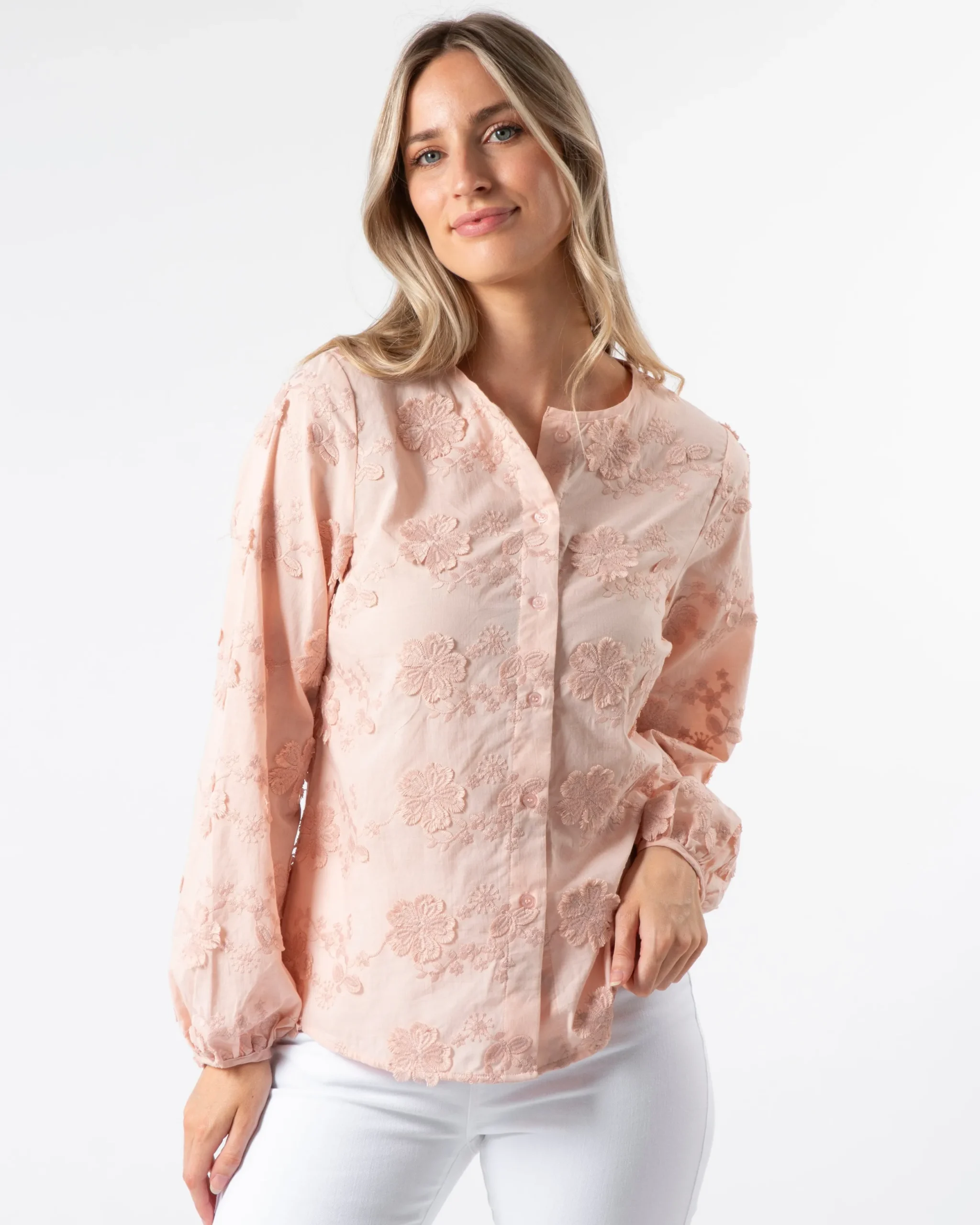 Frida Blouse - Blush
