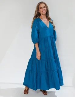 Gia Dress - Sapphire