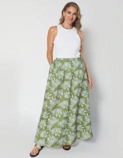Giana Skirt - Palm Olive