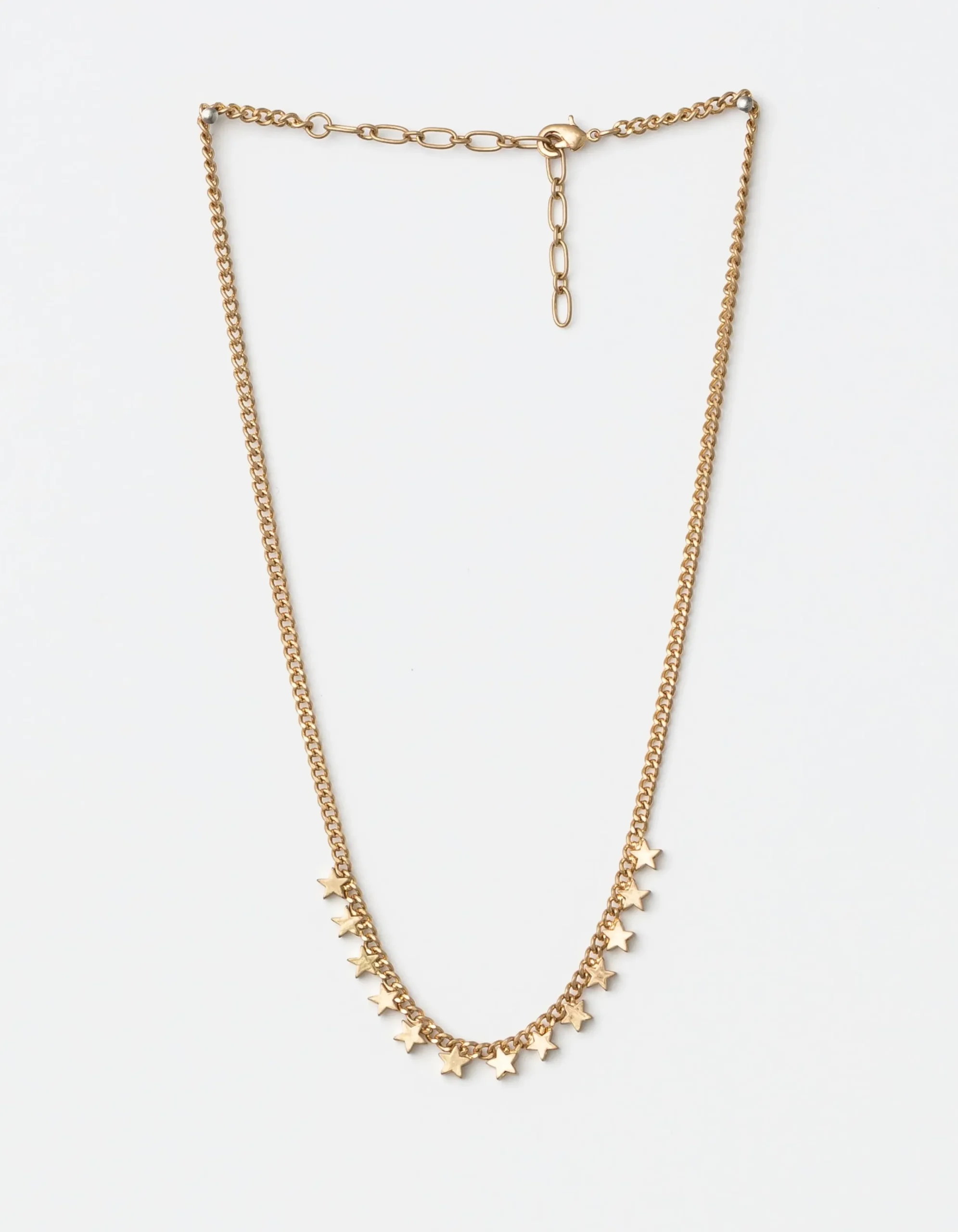 Gold Stars Choker Necklace