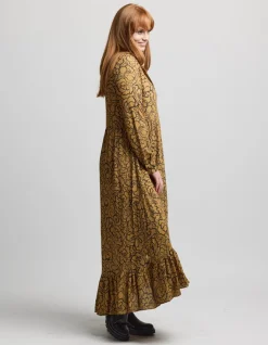 Greenwich Dress - Bronze Peony