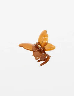 Hair Claw - Brown Butterfly