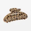 Hair Claw Cheetah - Tan and Black
