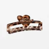 Hair Claw Oblong Heart - Tort