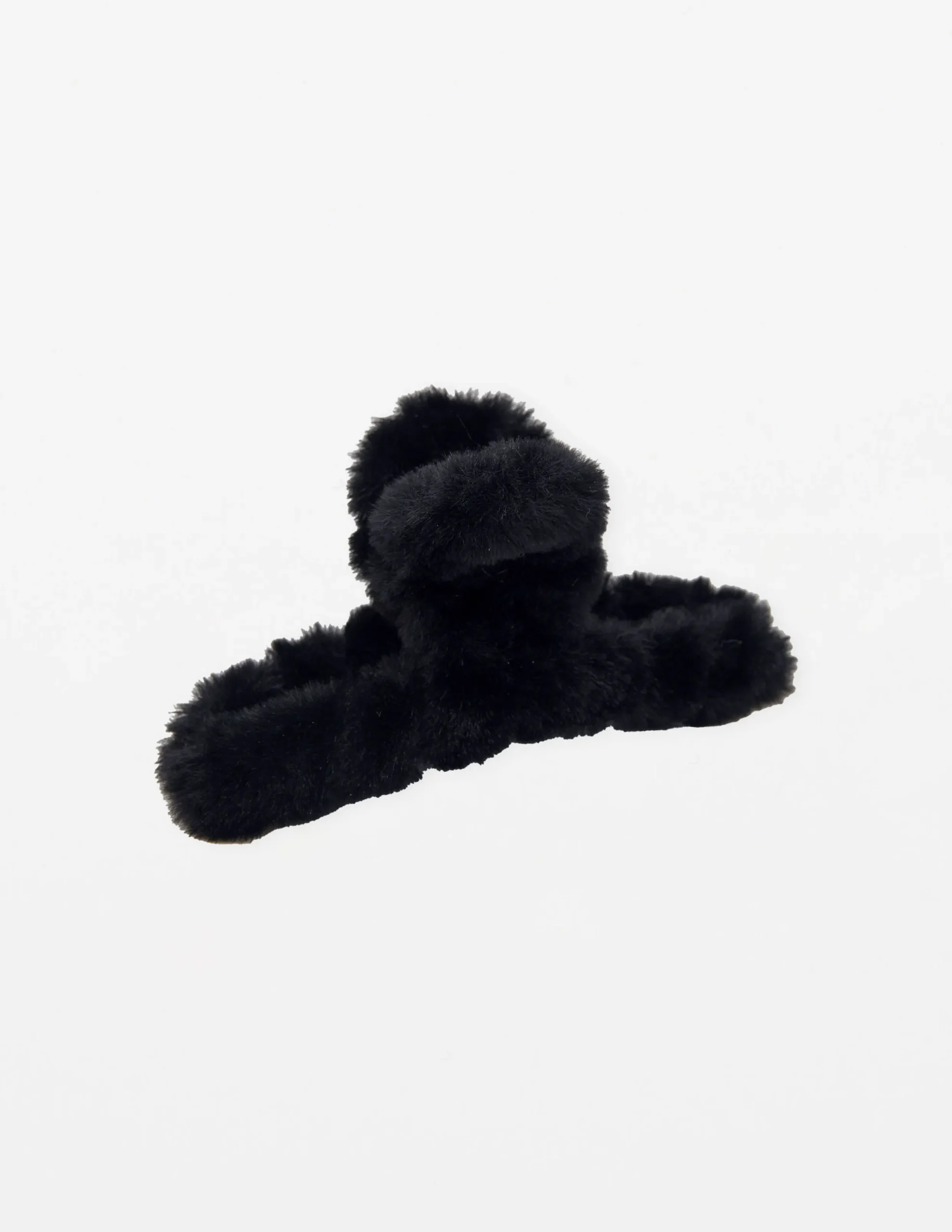 Hair Grip Fluffy - Black