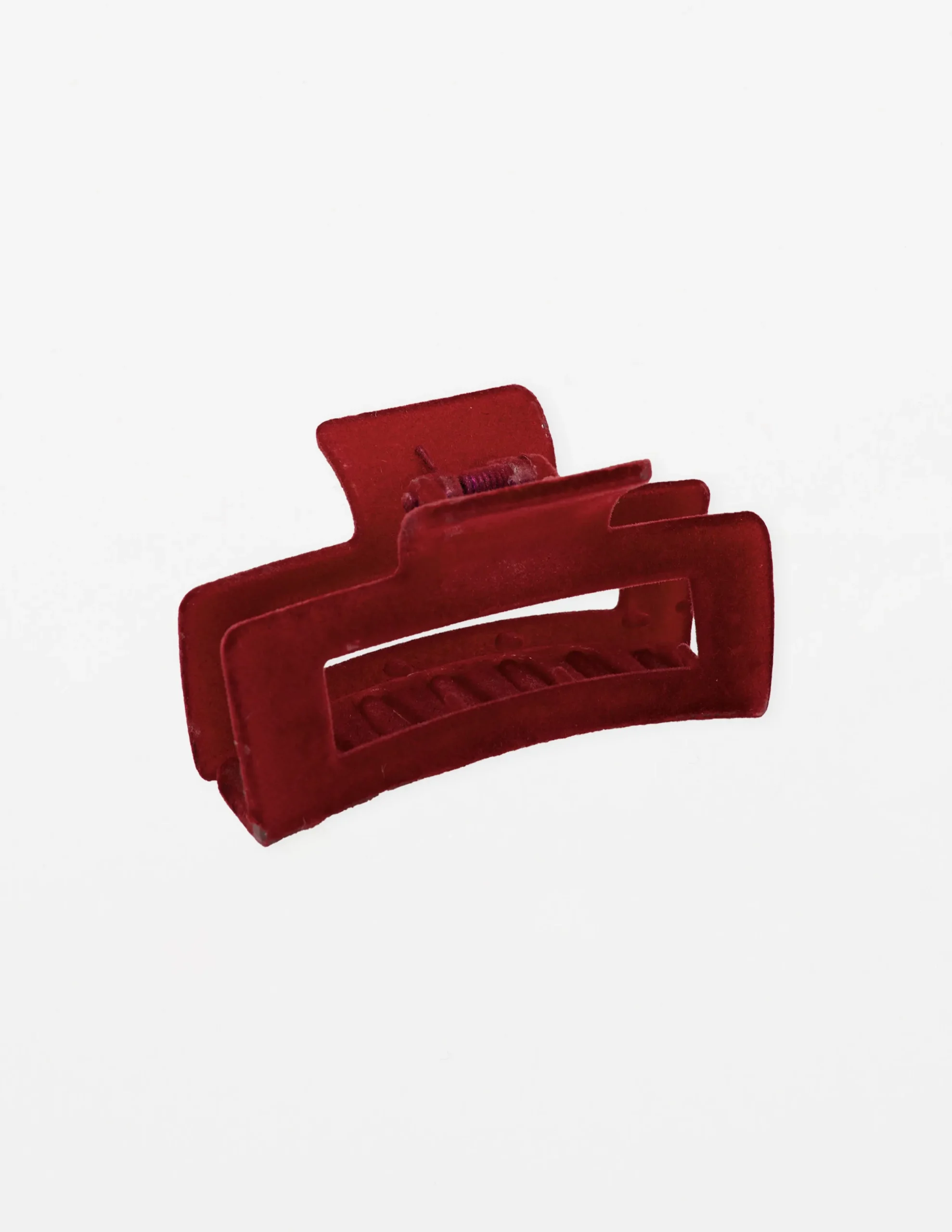 Hair Grip Velvet - Ruby