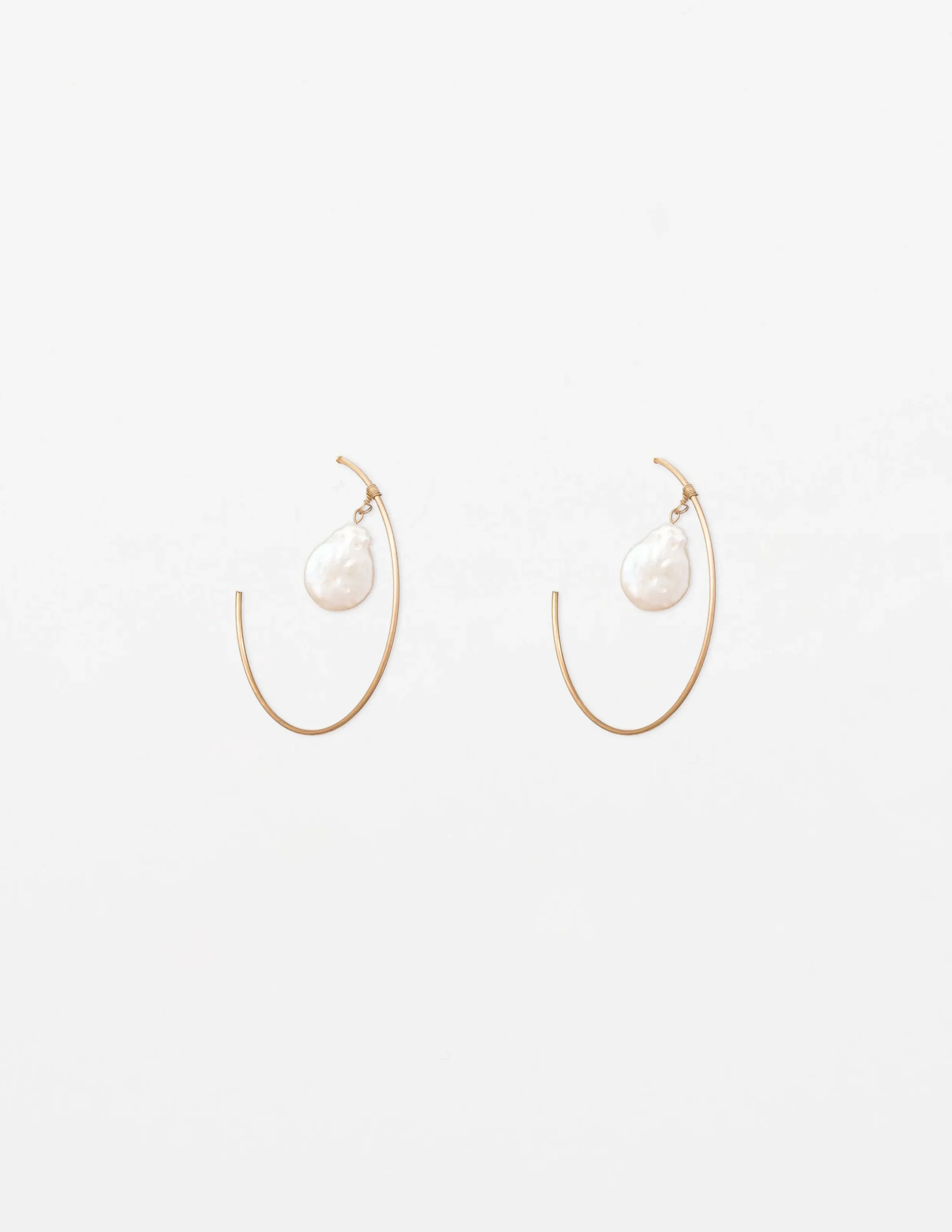 Half Hoop with Pearl