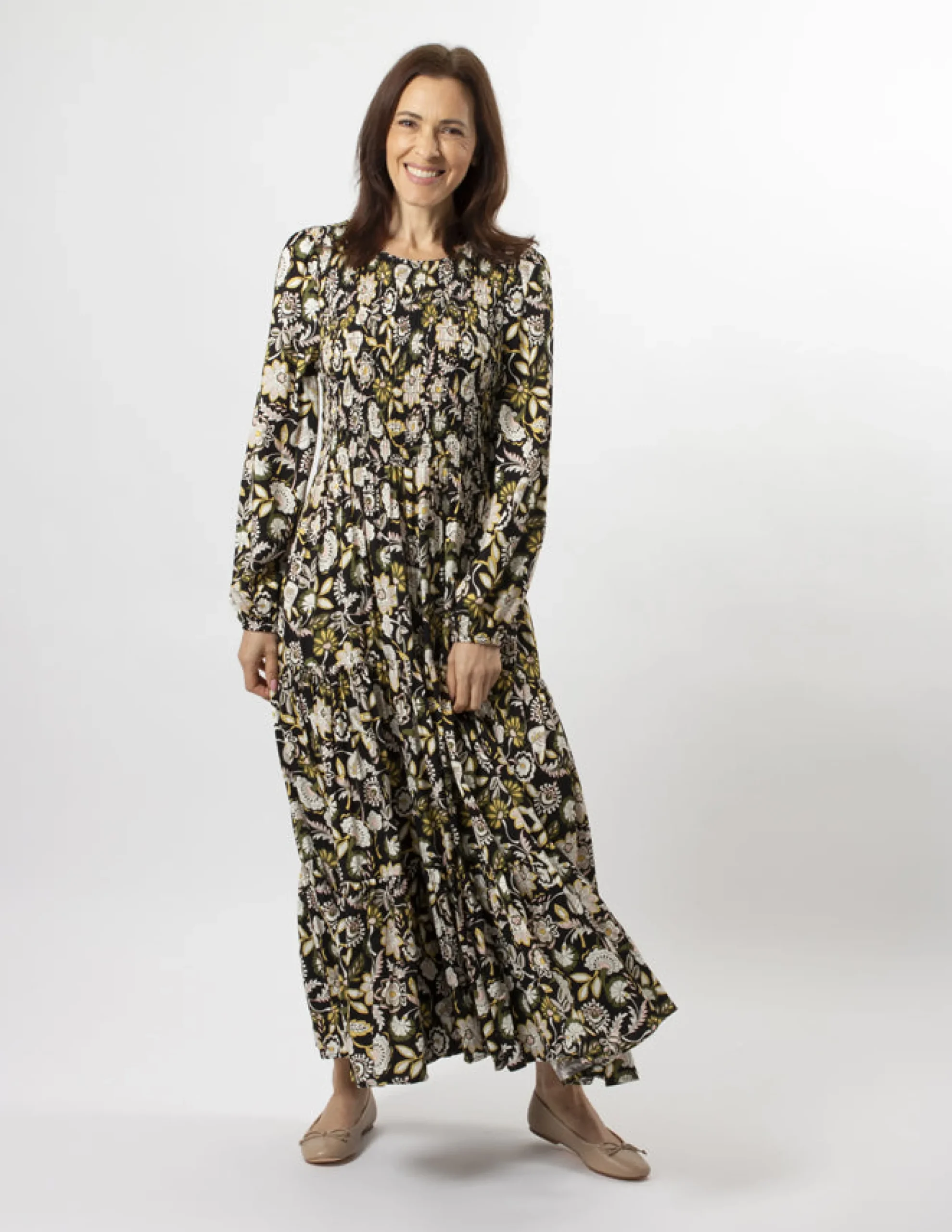 Hazel Dress - Folk Floral
