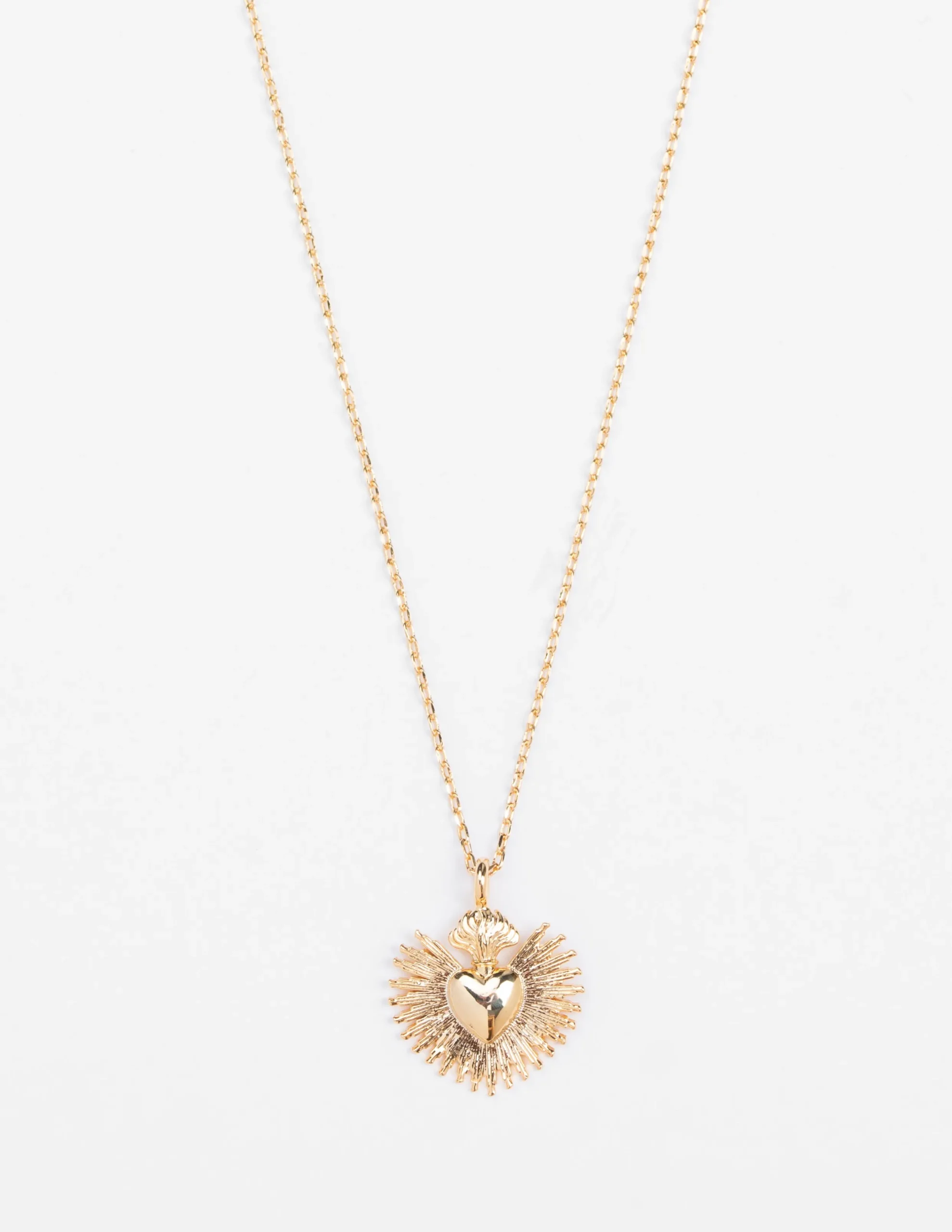 Heart and Crown Sunshine Necklace