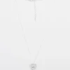 Heart with Crystal Eye Necklace