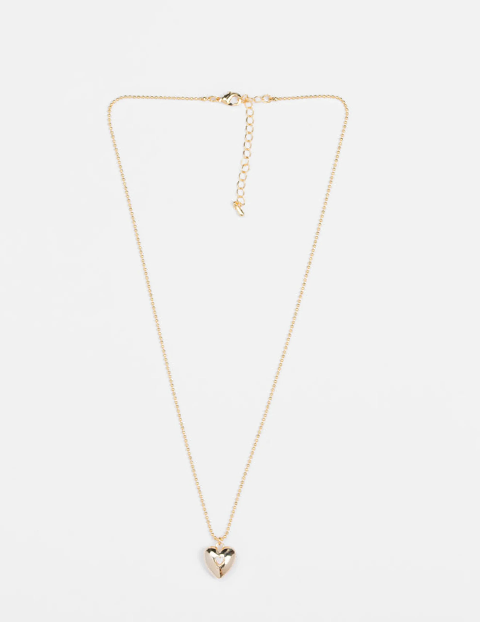 Heart with Heart Crystal Necklace