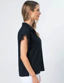 Heather Blouse - Black