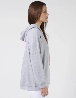 Hoodie - Light Grey Angel wings
