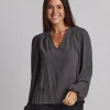 Hudson Blouse - Mushroom