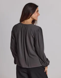 Hudson Blouse - Mushroom