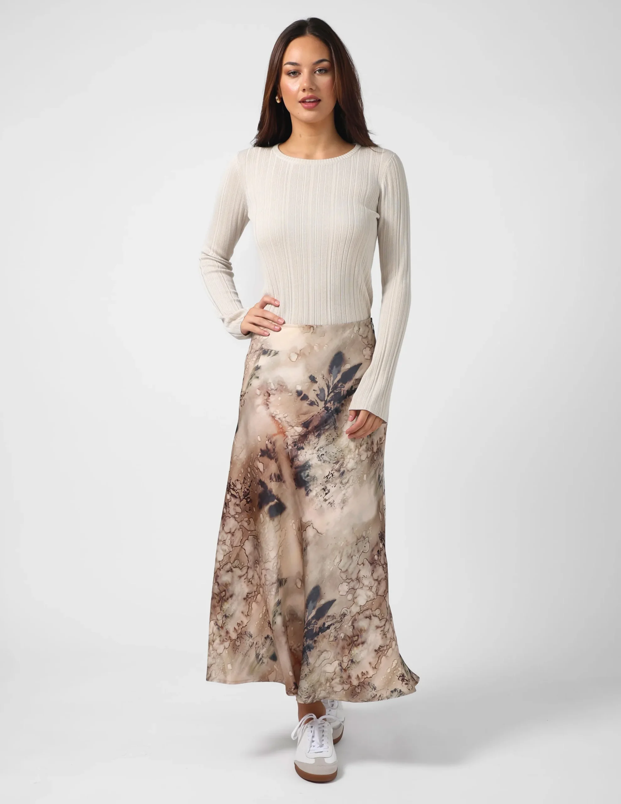 Hutton Skirt - Winter Watercolour