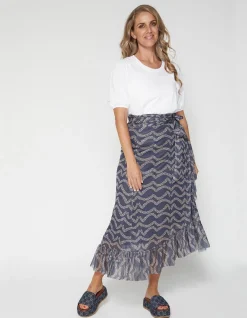 Jasmine Skirt - Ocean Waves
