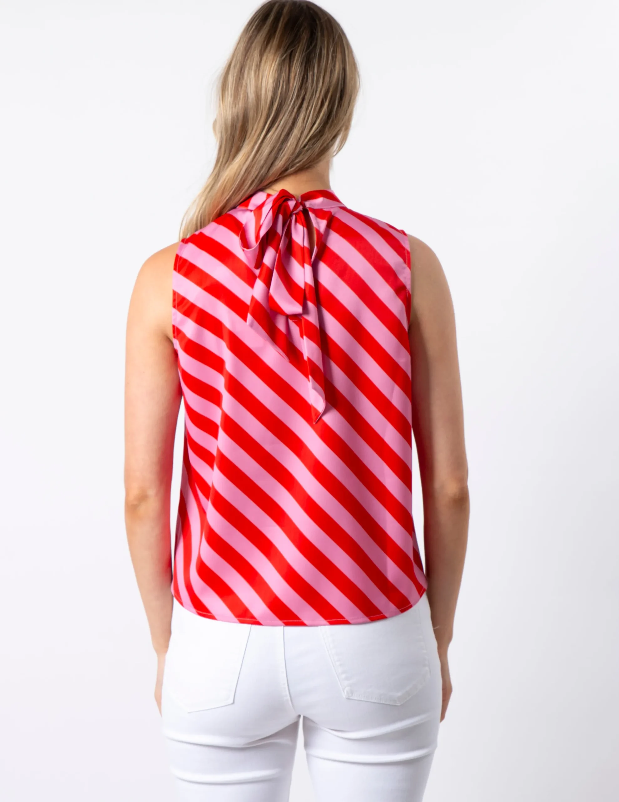 Jenna Top - Pink and Red