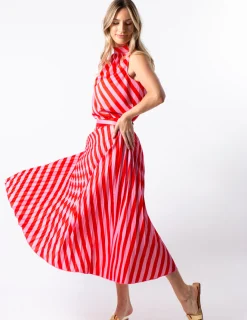 Jenna Top - Pink and Red