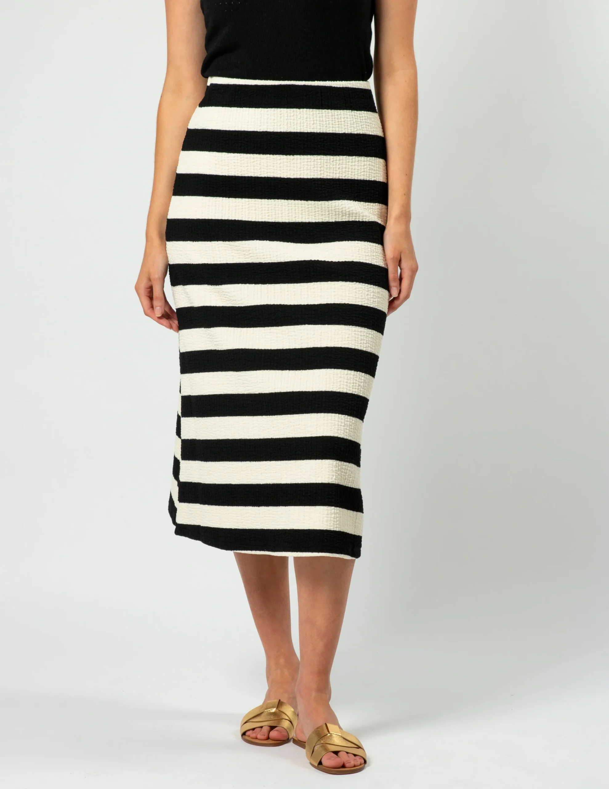 Jordie Skirt - Oreo Stripe