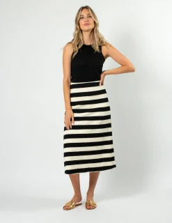 Jordie Skirt - Oreo Stripe