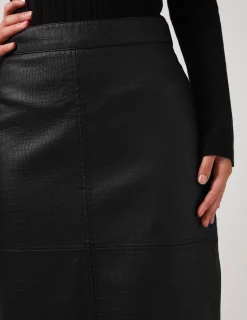 Josie Skirt Croc - Black