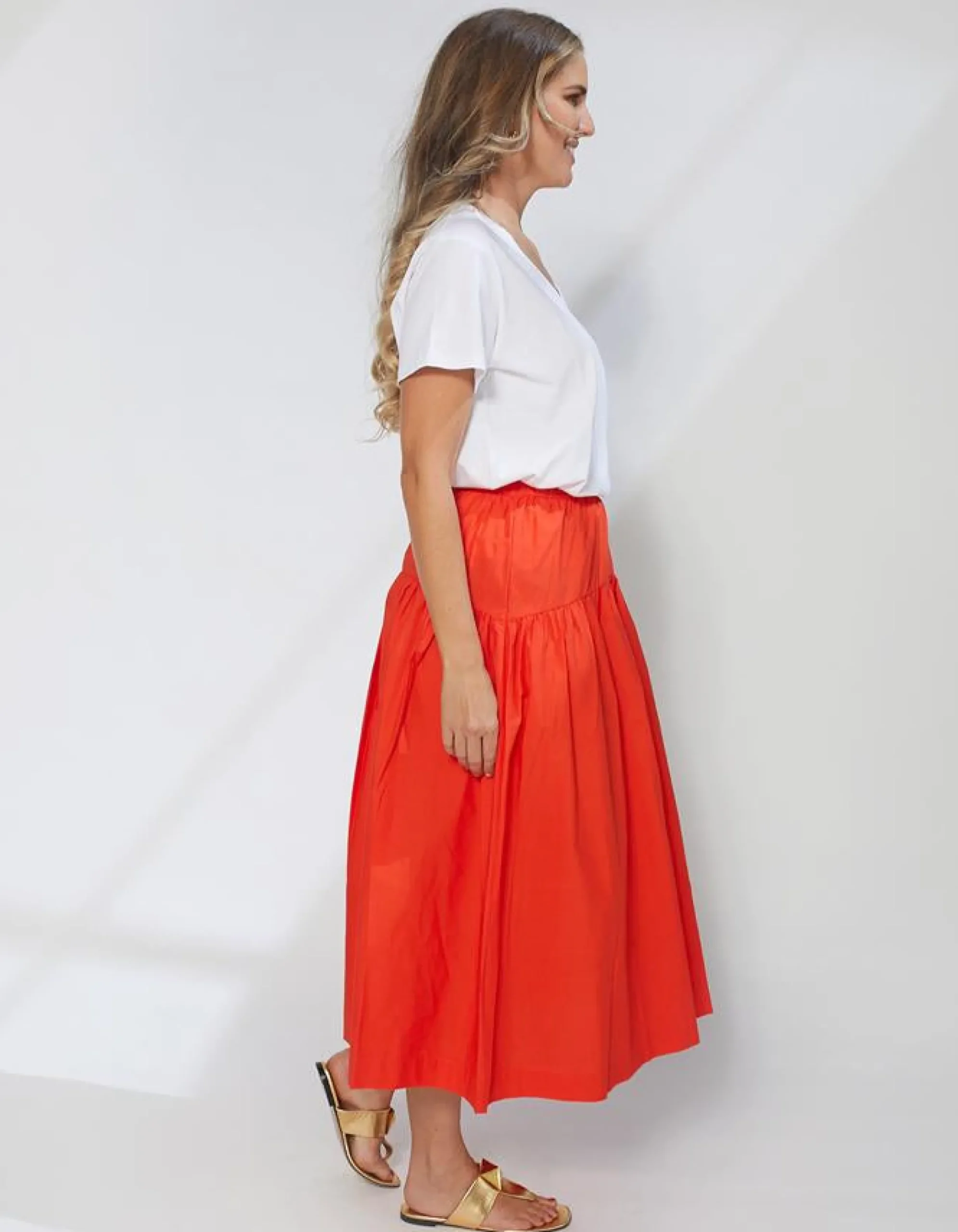 Juno Skirt - Hot Pepper