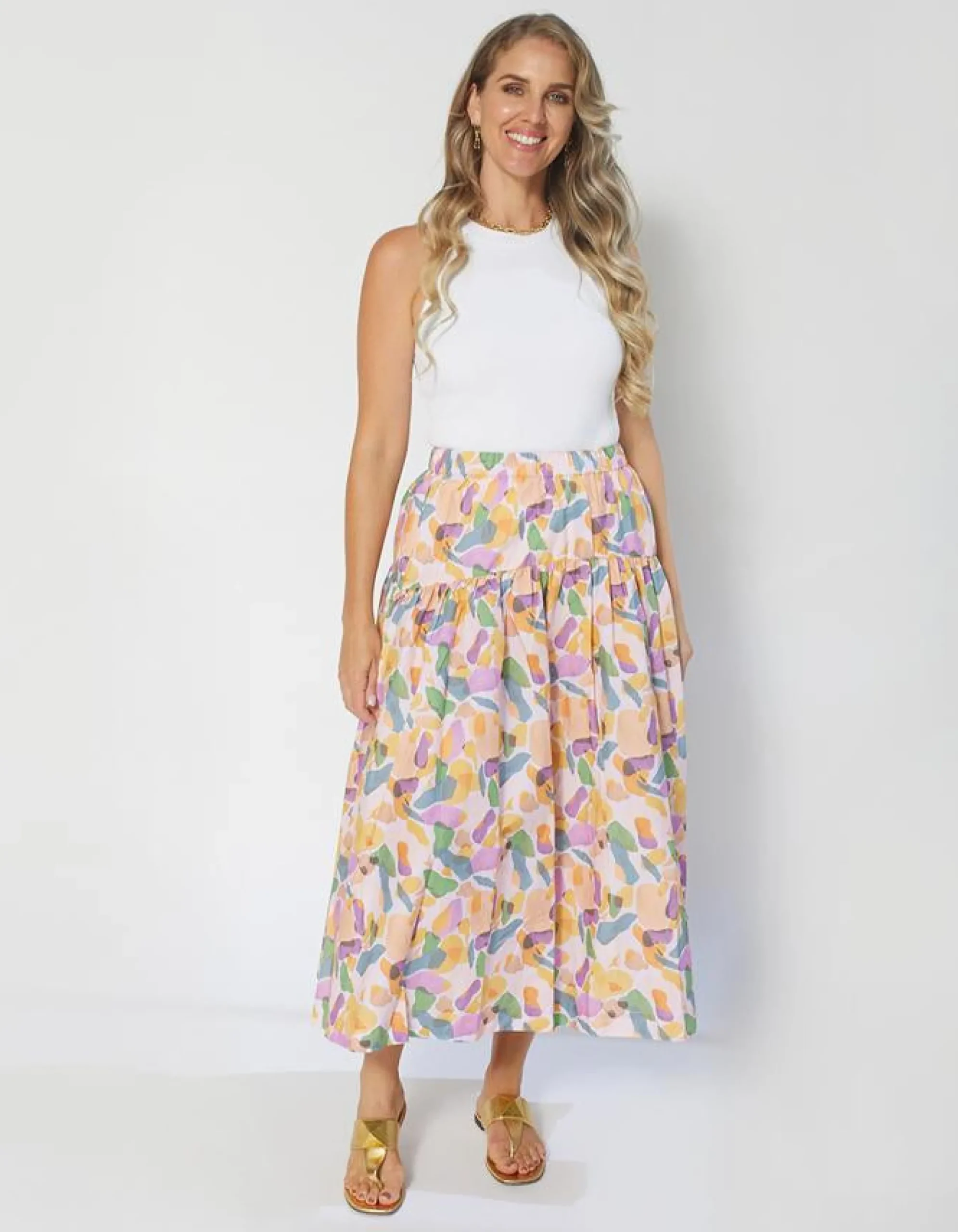 Juno Skirt - Mosaic Jewel