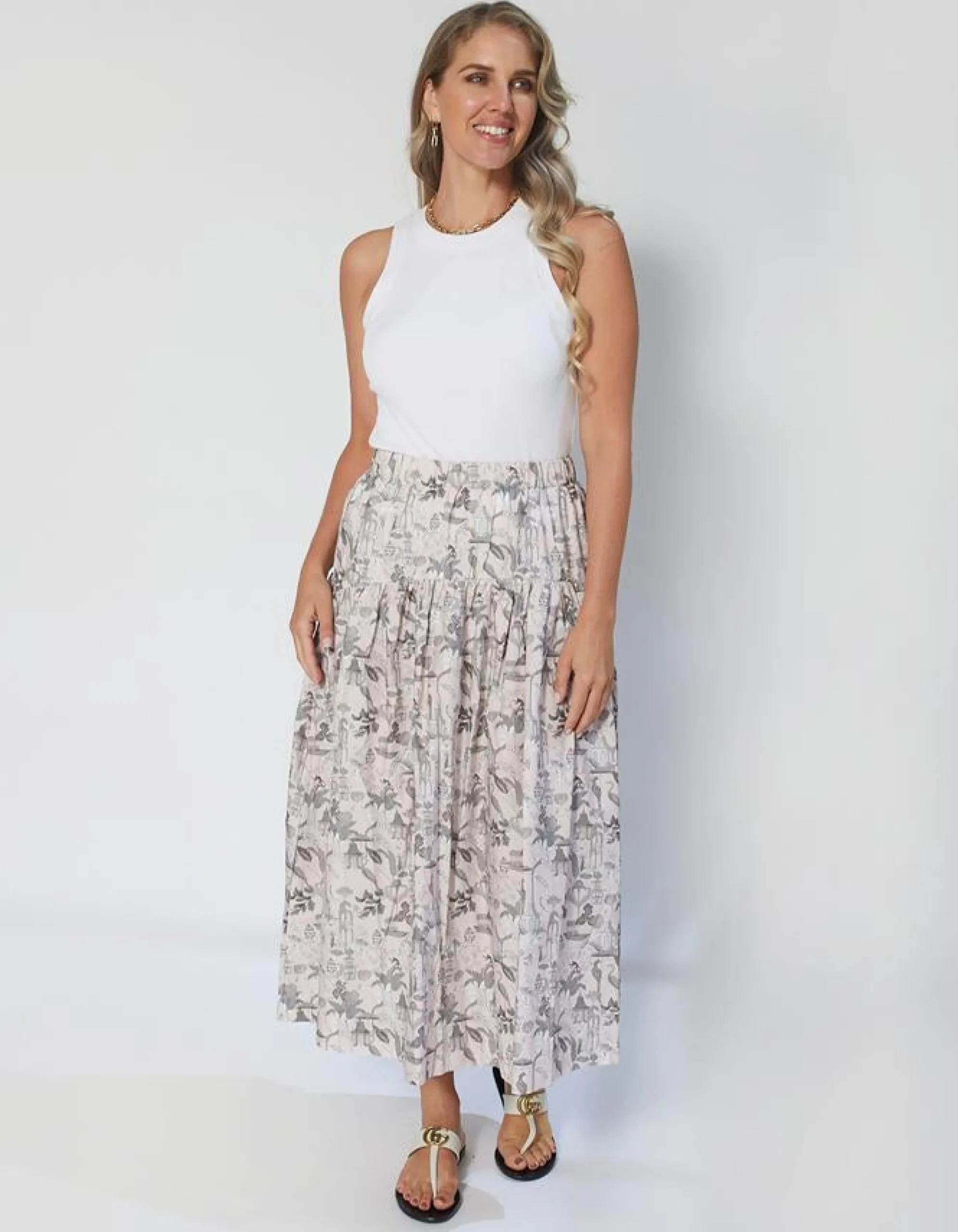 Juno Skirt - Tulleries Umber