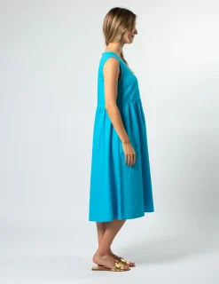 Kayleigh Dress - Santorini Blues