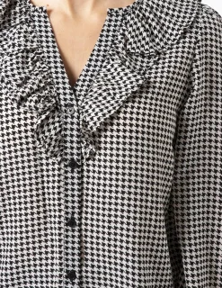 Keaton Blouse - Houndstooth