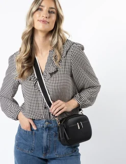 Keaton Blouse - Houndstooth