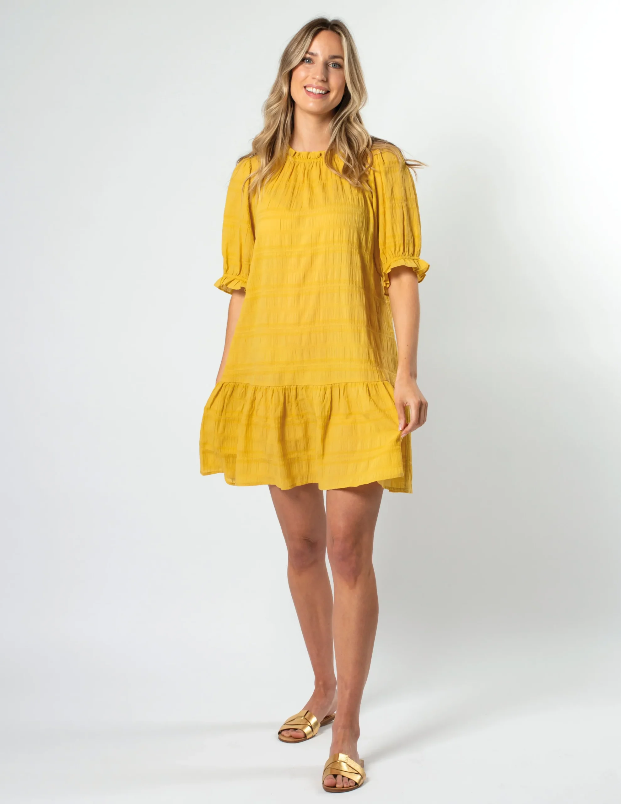 Keely Dress - Canary