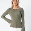 Kirby Knit Top - Crocodile