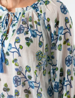 Kokomo Blouse - Santorini Blue