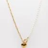 Laret and Heart Necklace
