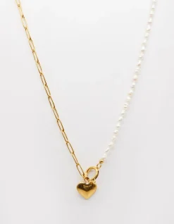 Laret and Heart Necklace