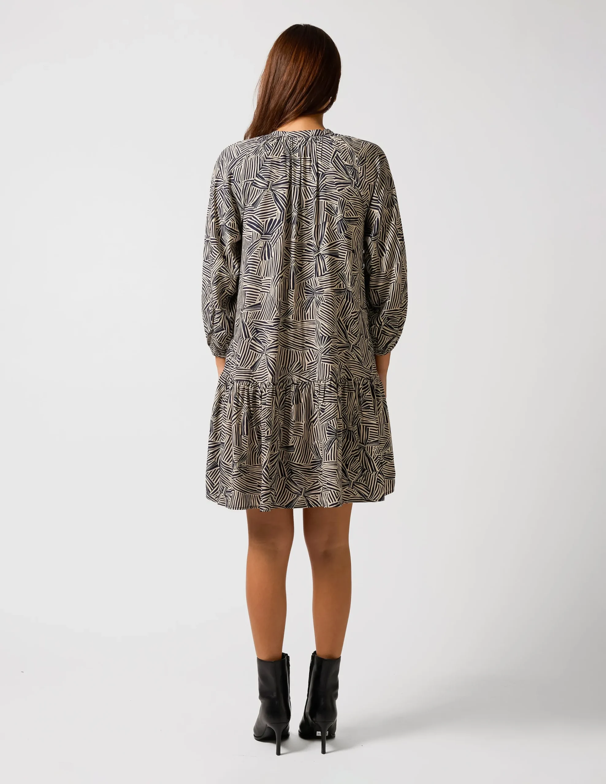 Laura Dress - Bow Tied Indigo