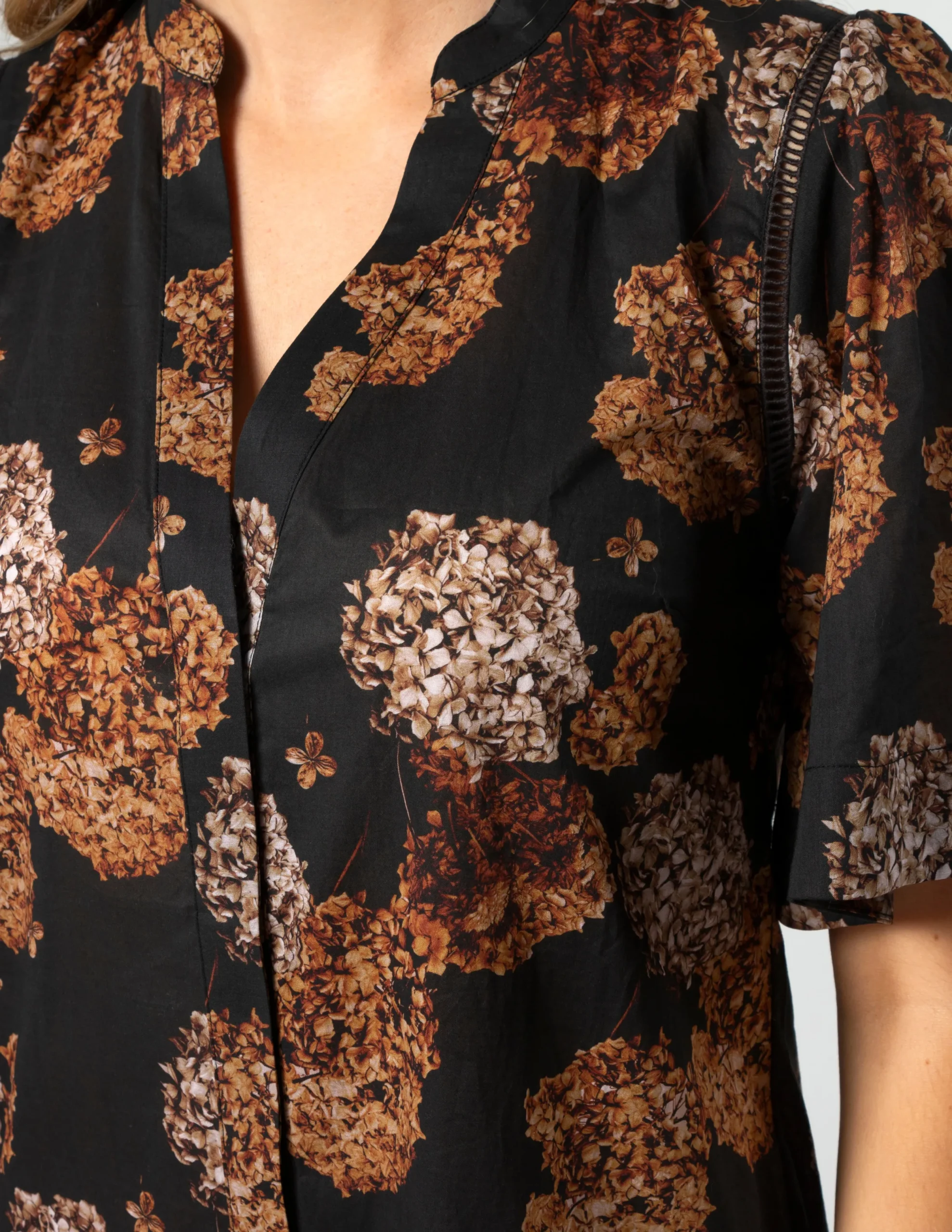 Lena Dress - Dried Hydrangeas