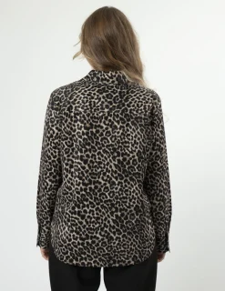 Lennon Shirt - Purrfect Leopard