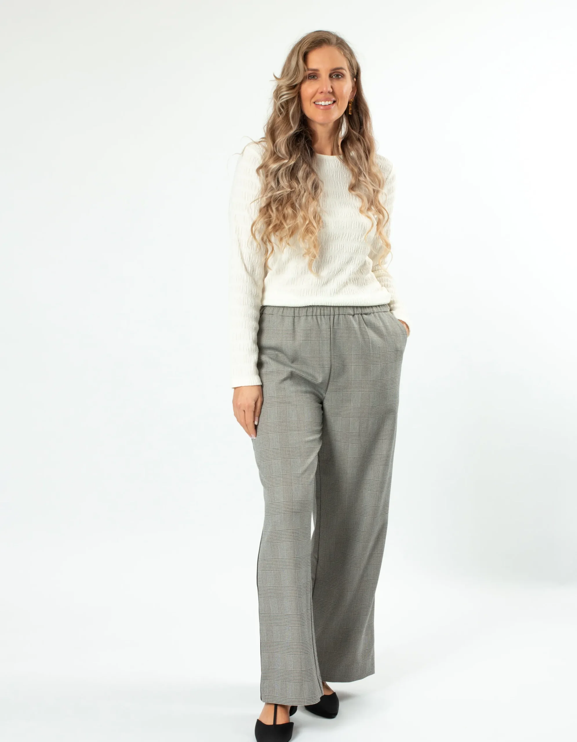 Leo Pant - Houndstooth