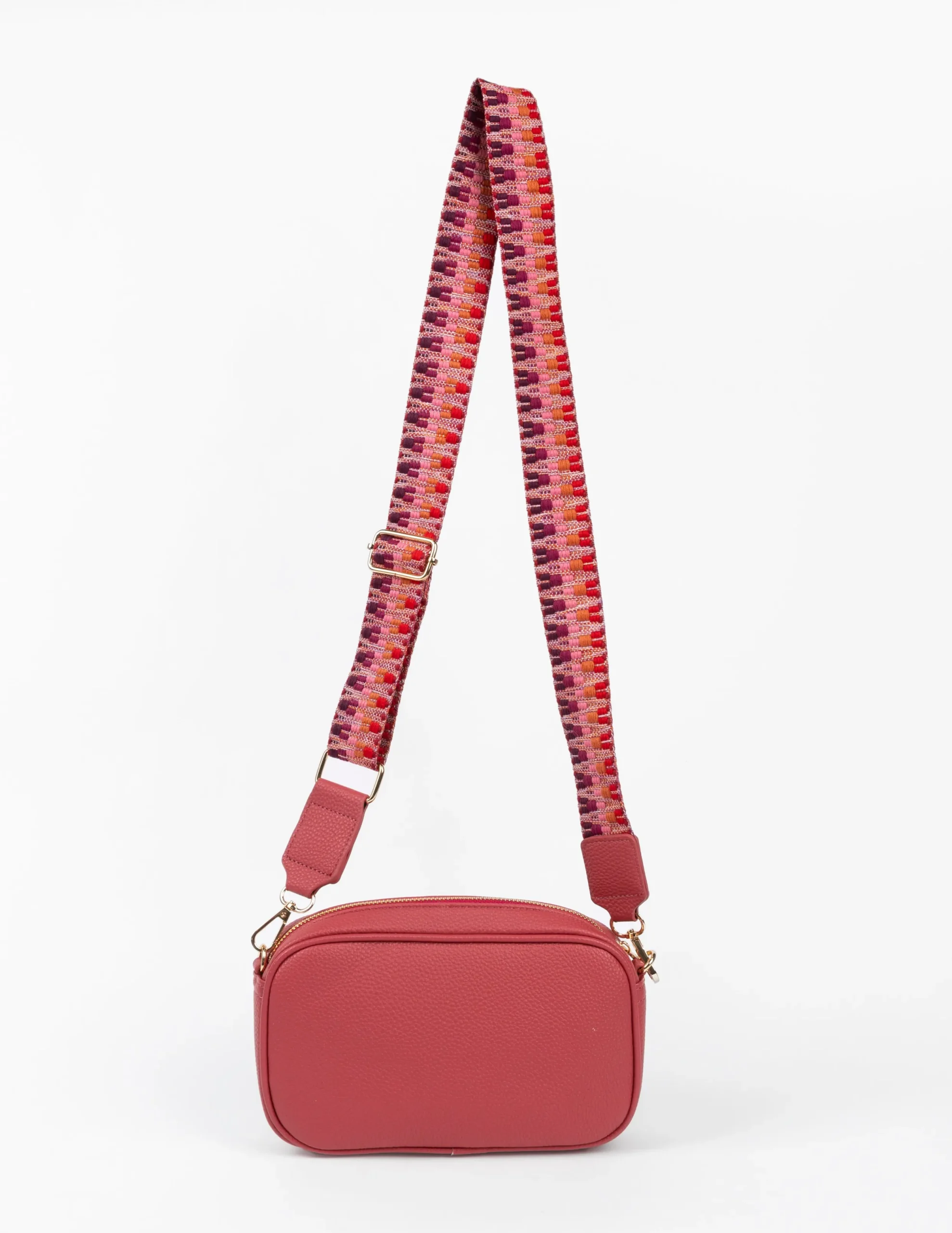 Lisbon Camera Bag - Raspberry