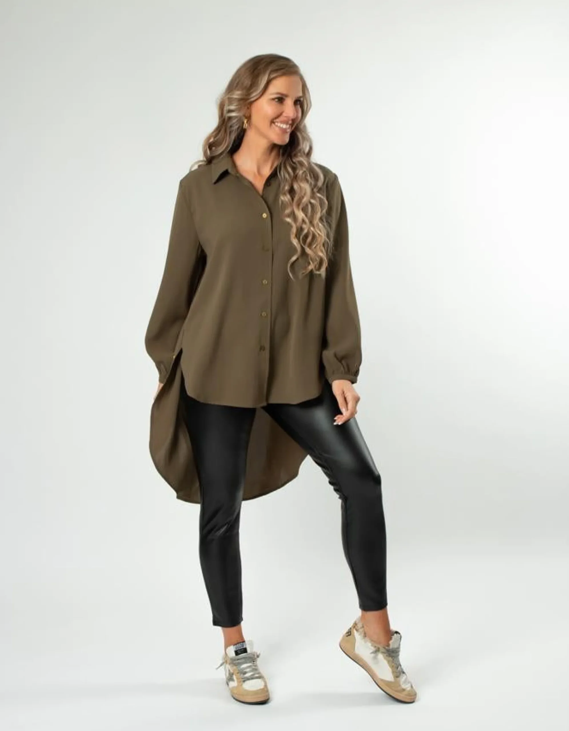 Lisbon Top - Khaki
