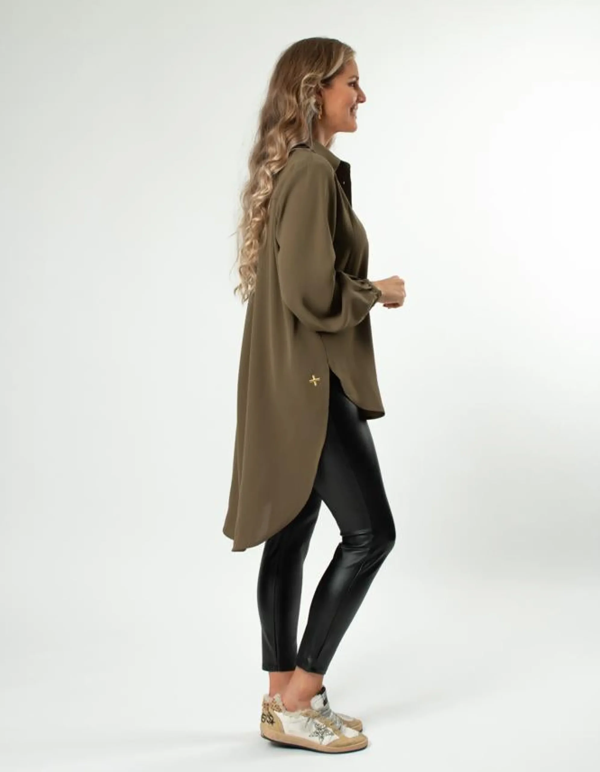 Lisbon Top - Khaki